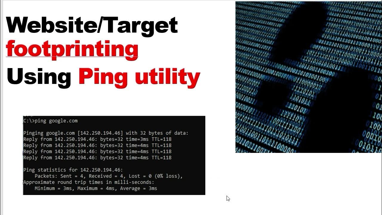 Ping utility footprinting footprinting using ping utility how ping