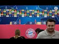 Davies & Kompany im Pressetalk vor FC Bayern - Bayer Leverkusen | Champions League