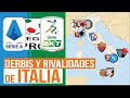LOS DERBIS Y RIVALIDADES DE ITALIA