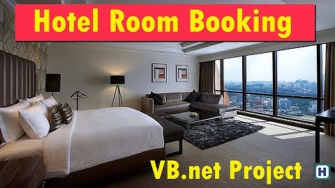 Hotel Room Booking System | DBMS Database Visual Basic - Final Year | vb.net Project Demo VB148