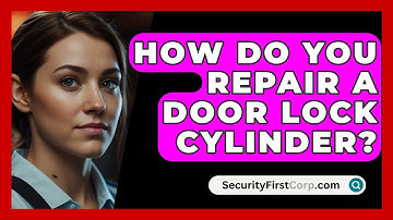 How Do You Repair A Door Lock Cylinder? - SecurityFirstCorp.com