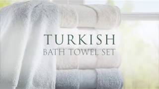 Chakir Turkish Linens Dobby Border Towel, Hand 6 Piece, Gray, 6