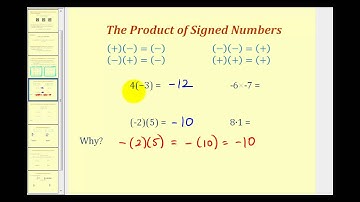 Multiplying and Dividing Signed Numbers