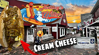 Cream Cheese Hot Dog?! Crab Drenched Fries @ Twilley’s Willys Fenwick Island, DE