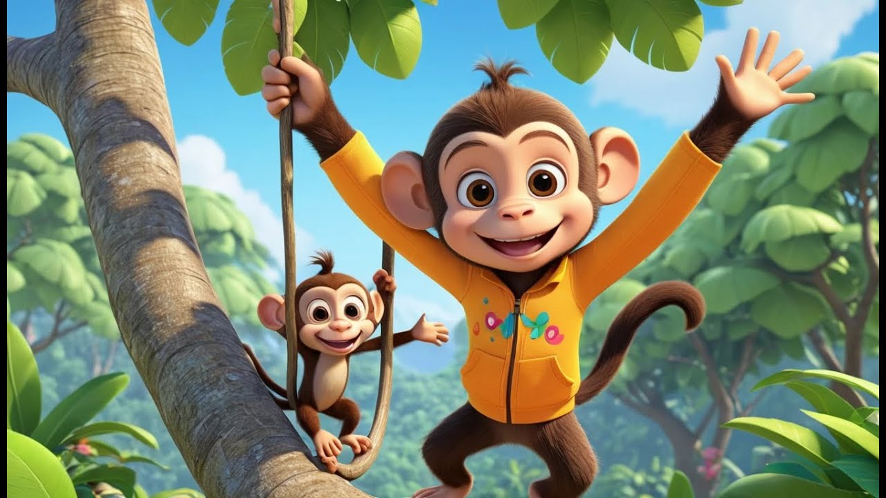 Fmc Rhyme High Five Song with Talking Animals in the Jungle | Fun Kids Adventure ...