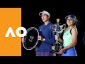 Sofia Kenin vs Garbine Muguruza - Women's Final Trophy Ceremony | Australian Open 2020