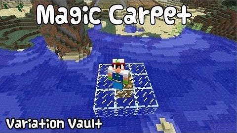Minecraft Bukkit Plugin - Magic Carpet - Fly on a glass carpet