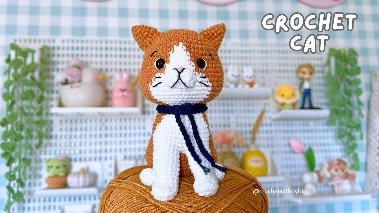 Cute Cat Crochet Part 1 | 🇺🇲🇪🇦 Sub | Free Amigurumi Pattern & Tutorial | Ganchillo Gato