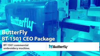 Butterfly Commercial Embroidery Machine - Single Head CEO Promotion Package