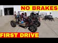 300hp Electric Cross Kart build PT9: FIRST DRIVE!!!