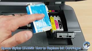 Epson Stylus DX4050: How to Change/Replace Ink Cartridges