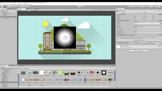 Sprite Alpha Mask - Single Mask Demo - Day & Night Transition - Available in Unity Asset Store!