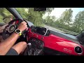 Driving through italy in a fiat 500 abarth  through  premariacco and ipplis  friuli