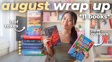 I read 11 books in August... let