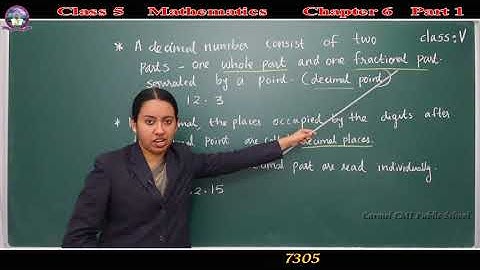 Class 5 || Mathematics || Chapter 6 || Decimals || Part 1