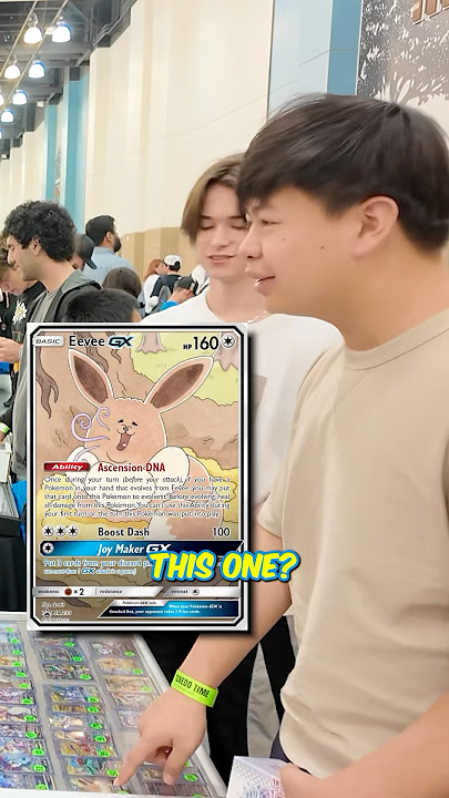He NEEDED To Coinflip For THIS Pokemon Card! |Pokemon Vendor POV #pokemontcg #pokemon #shorts