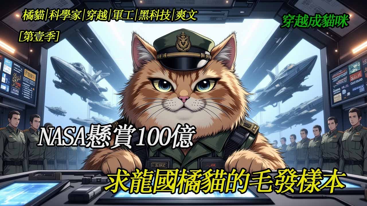 【喵式科技】穿越成橘貓，我反手掏出星際艦隊圖紙！軍方：這貓我龍科院要了！