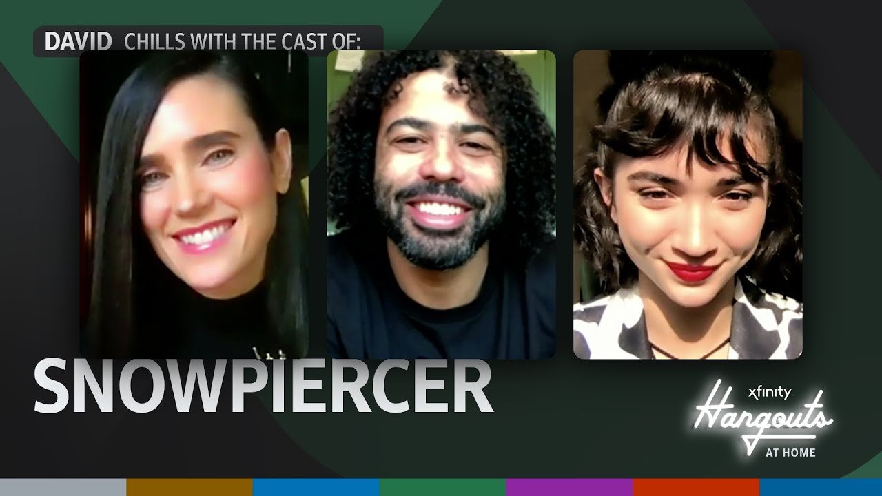 Xfinity Hangouts at Home: David chills with the cast of Snowpiercer