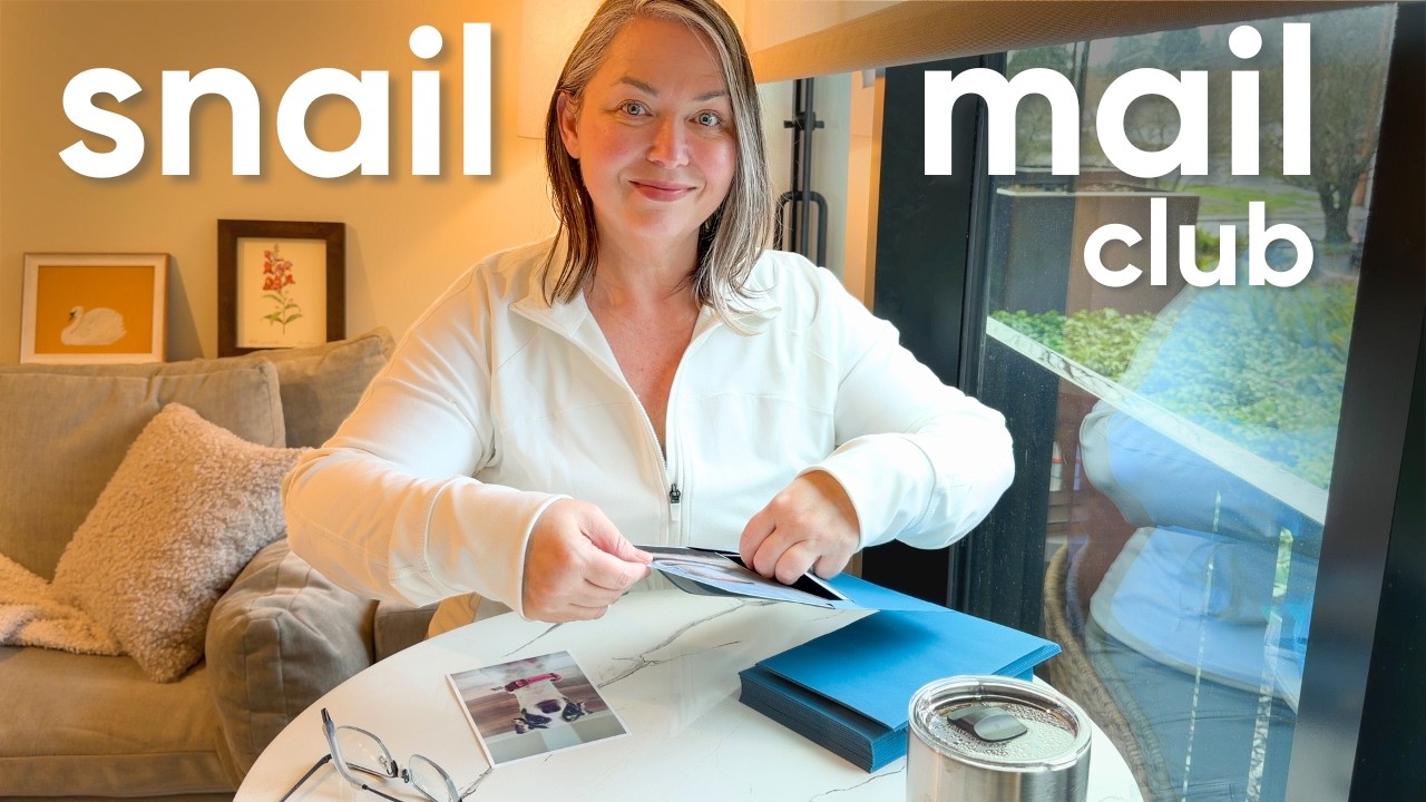 I started a slow living SNAIL MAIL club ✦ The Story Post