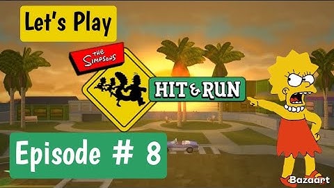 Let`s play The Simpsons Hit & Run Episode # 8 Outrageous Checkpoint race
