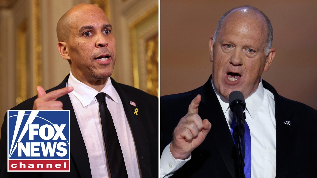 Tom Homan CHALLENGES 'lying' Cory Booker...