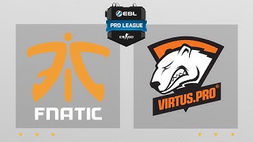 CS:GO - Fnatic vs. Virtus.Pro [Overpass] Map 2 - ESL Pro League Season 3 - EU Matchday 3