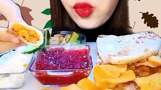 موكابنج ، فطار مميز الفطير احلي مربه فراولة ، جبنة كريمي و شيبسي @LolyASMR