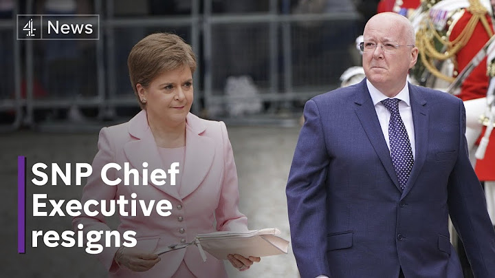 SNP Chief Executive Peter Murrell resigns