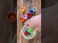 Colorful wooden Marble Run ASMR Oddly satisfying Reverse #shorts #satisfying #haba #colorful