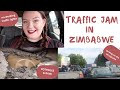 Traffic Jam in Zimbabwe | Driving in Downtown Harare