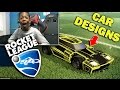 DESIGNING ROCKET LEAGUE CARS!! RUMBLE ONLINE WITH FRIENDS!!