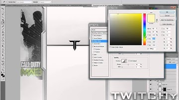 MW3 Youtube Background Template Psd  by xTWITCHY