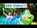 Heimlich&#39;s Chew Chew Train 360 Video! Disney&#39;s California Adventure - A Bug&#39;s Land