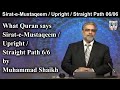 Muhammad shaikh lecture  sirat e mustaqeem  upright  straight path 0606  what quran says