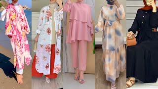 موضة ربيع صيف محجبات2023 موديلات تركيةتنسيقات ملابس محجبات hijab outfits/hijab style/ hijab islam