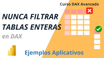 OPTIMIZA TUS MEDIDAS EN DAX CON ESTE PRINCIPIO CLAVE: NUNCA CREAR FILTROS SOBRE TABLAS COMPLETAS