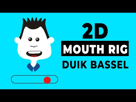 2d Character Mouth Rigging Tutorial with Duik Bassel in After effects Tutorial
