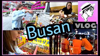 Busan Vlog Part 3/ Seafood Market/ Buddhist Temple/Italian Restaurant/TGIF/KOREA VLOG/