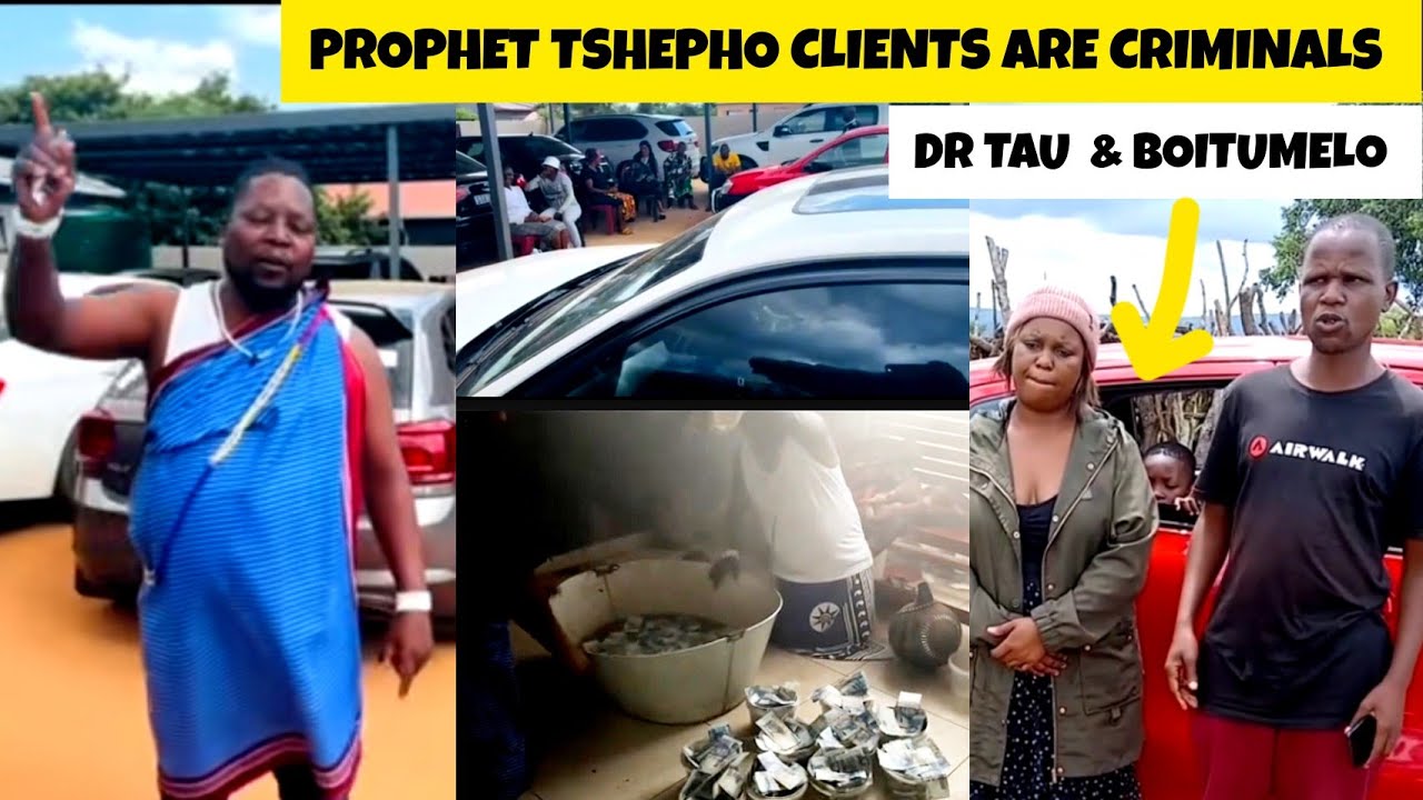 Dr tau says Prophet tshepho clients are cr*m*nal$ & his not scared of maotwana hunyela