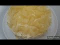 Салат Янтарный с курицей ананасом и сыром