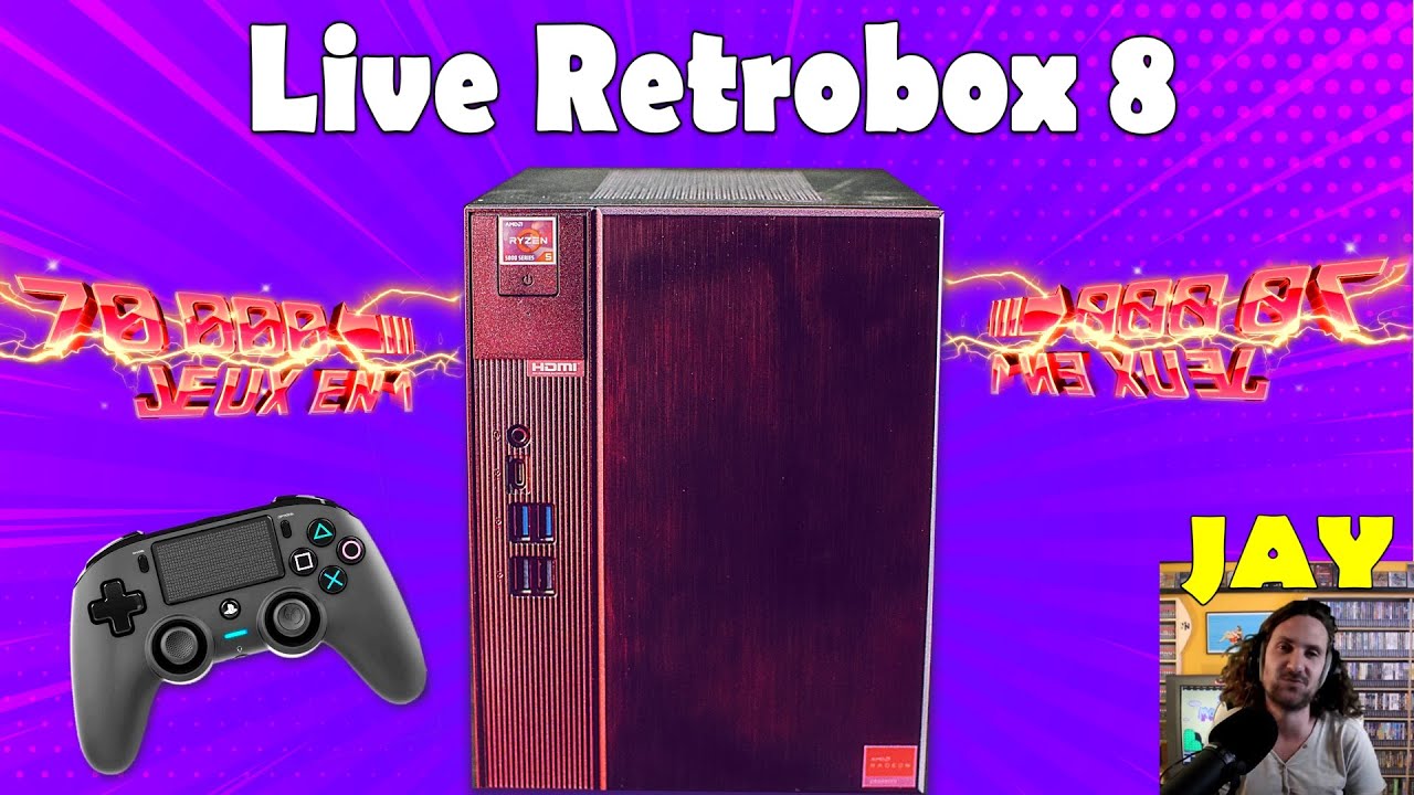 RetroBox 2 Retrogaming Console – ☆ Retrogaming Console ☆ 75.000 games  inside one retro console ! ☆