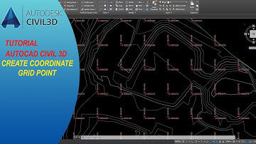 Autocad Civil 3D Create Coordinate Grid Points