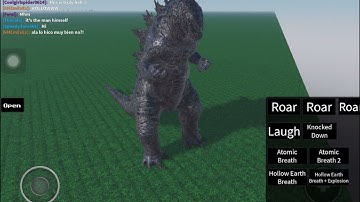 Godzilla 2021 test, baseplate game 2 [REOPEN] not the official mesh Godzilla game