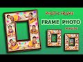 Photo lamination unique frame making /photo frame workshop / frame art /diy