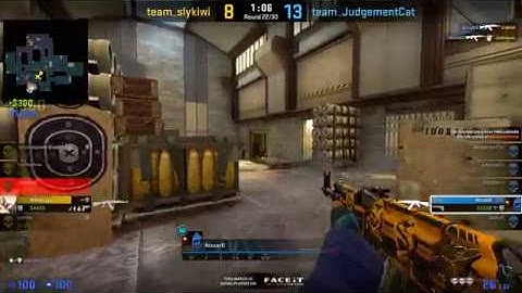 FaceIT Cache CT 1v4 Clutch