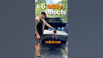 6 EASY visual effects to Transform your content using CapCut! #tutorial