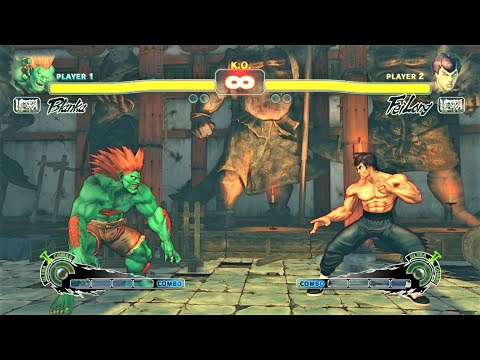 Blanka vs Fei Long (Hardest AI) - Ultra Street Fighter IV