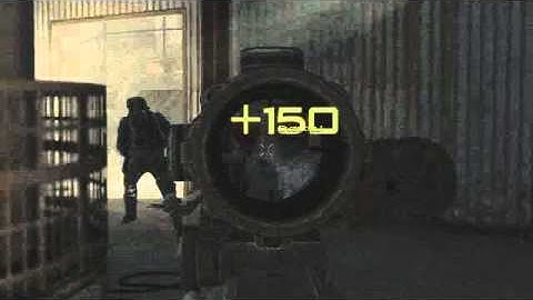 Mw3 - Quickscoping with L118A ACOG Scope
