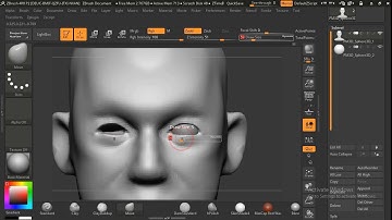 Head Sculpting with (Dynamesh) in Zbrush Tutorial for Beginners Part -1