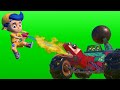 AnimaCars - The Wrecking Ball Lizard refuses to take his bath! - kids cartoons with trucks & animals